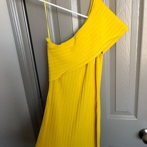 Superdown one shoulder bodycon dress